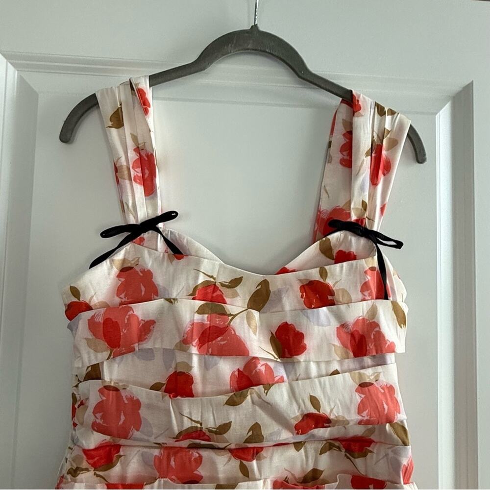 FOR LOVE AND LEMONS Sarahi Floral Belted Layered Dress - Picture 8 of 10